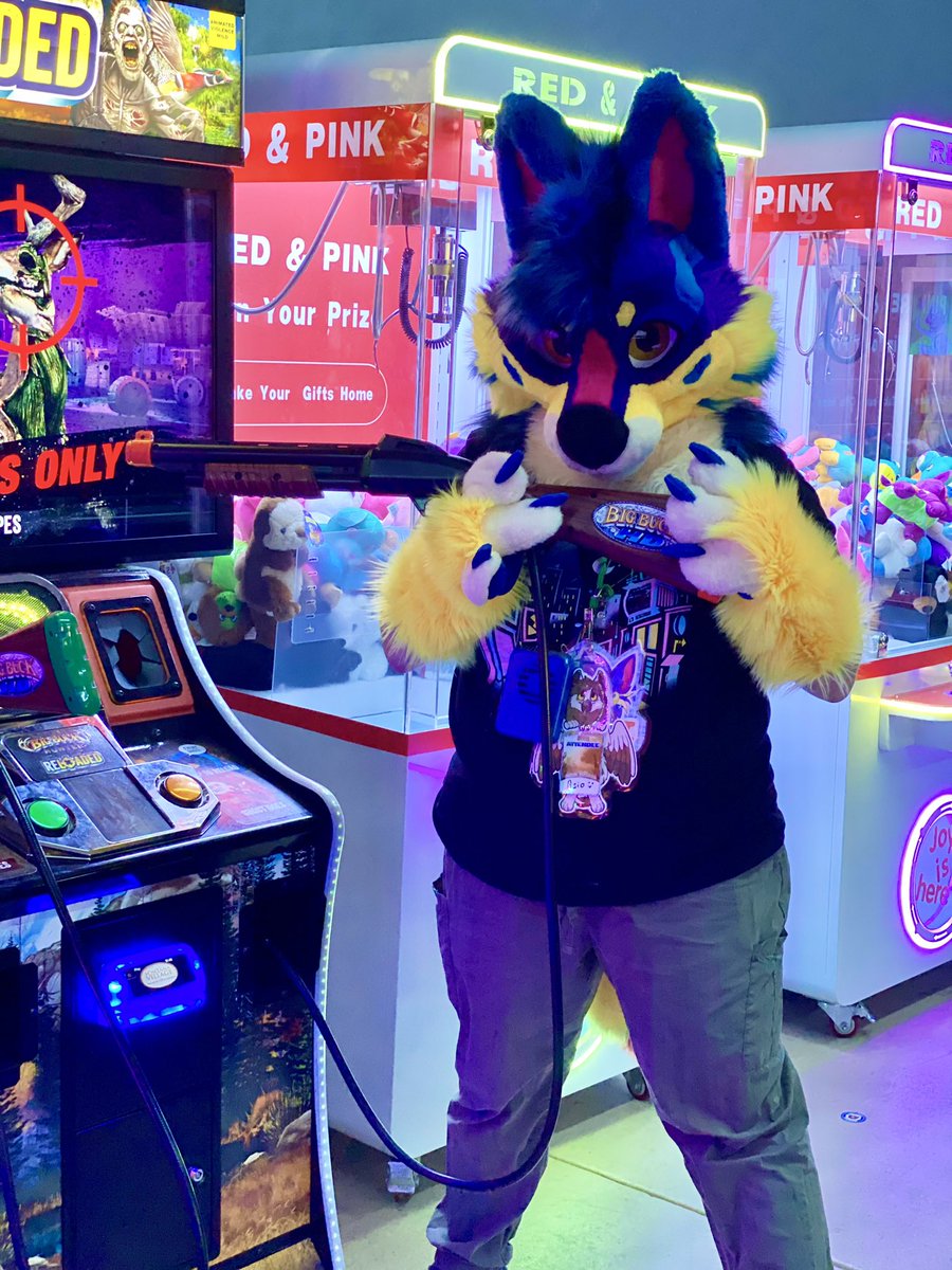 Let’s play some games!!! This game room at FTO was really cool!
#FursuitFriday