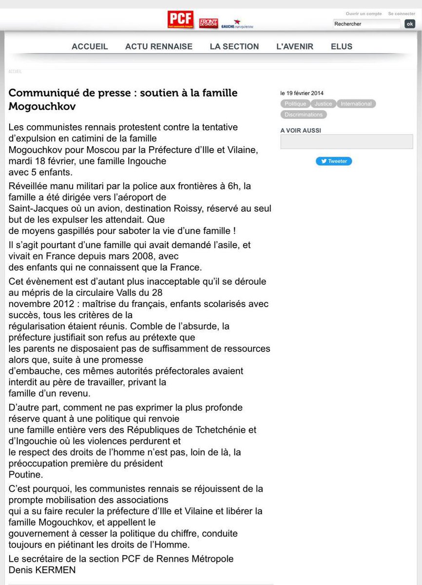 Collectif Némésis (@coll_nemesis) on Twitter photo Il y a un mois, trois de nos militantes dont notre présidente <a href="/CordierAlice2/">Alice Cordier</a>, ont passé une nuit en garde à vue pour avoir notamment demandé à <a href="/GDarmanin/">Gérald DARMANIN</a> où en était l’application des #OQTF.
Aujourd’hui, nous apprenons que Mohammed Mogouchkov, le terroriste d’#Arras, et sa Il y a un mois, trois de nos militantes dont notre présidente <a href="/CordierAlice2/">Alice Cordier</a>, ont passé une nuit en garde à vue pour avoir notamment demandé à <a href="/GDarmanin/">Gérald DARMANIN</a> où en était l’application des #OQTF.
Aujourd’hui, nous apprenons que Mohammed Mogouchkov, le terroriste d’#Arras, et sa