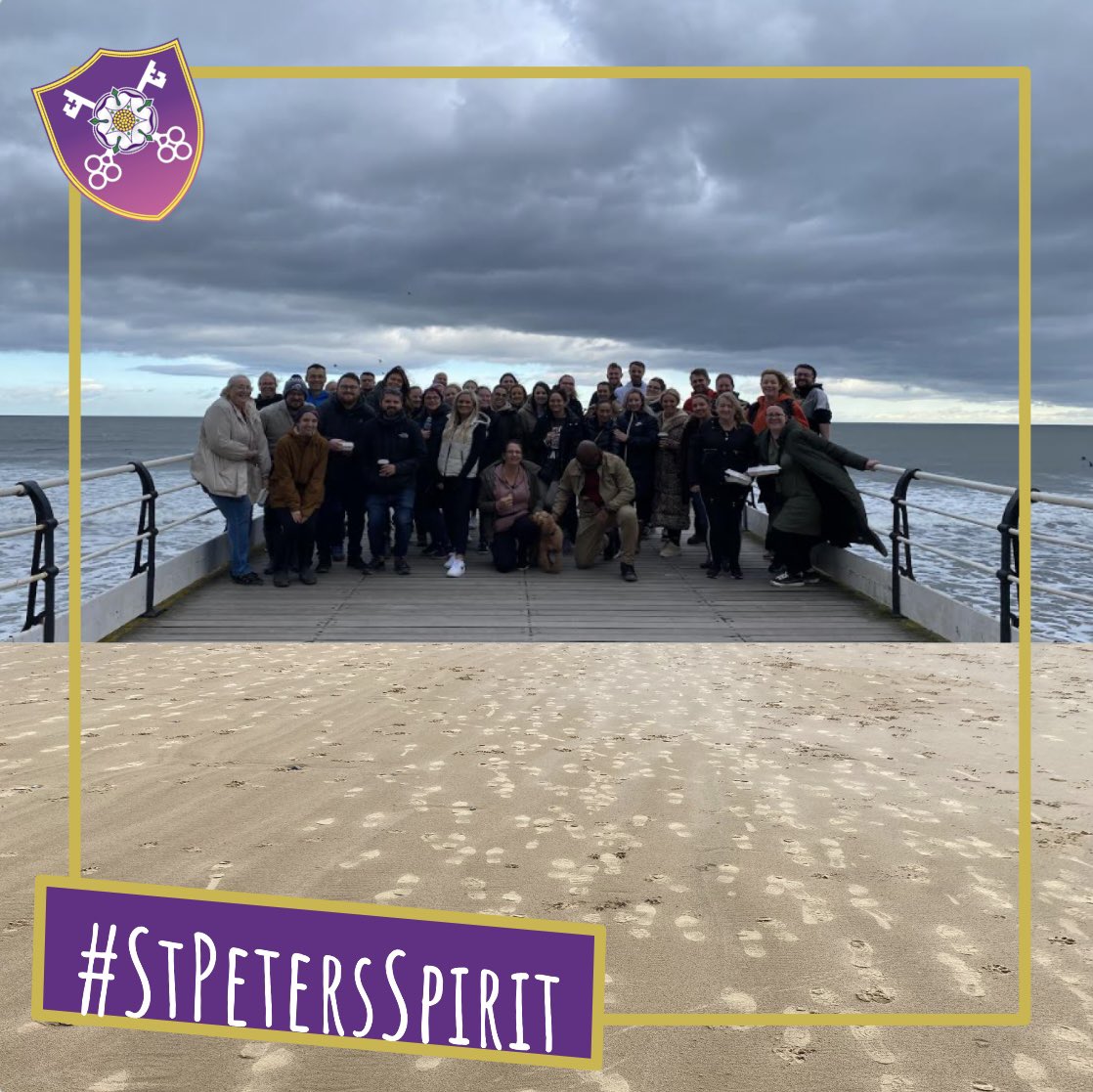 StPetersCC's tweet image. After a busy morning in school for our PD day, staff had the opportunity for a spiritual retreat and walked from Marske to Saltburn. 💜🗝️ #StPetersSpirit #OneFaith #OneFamily #OneFuture
