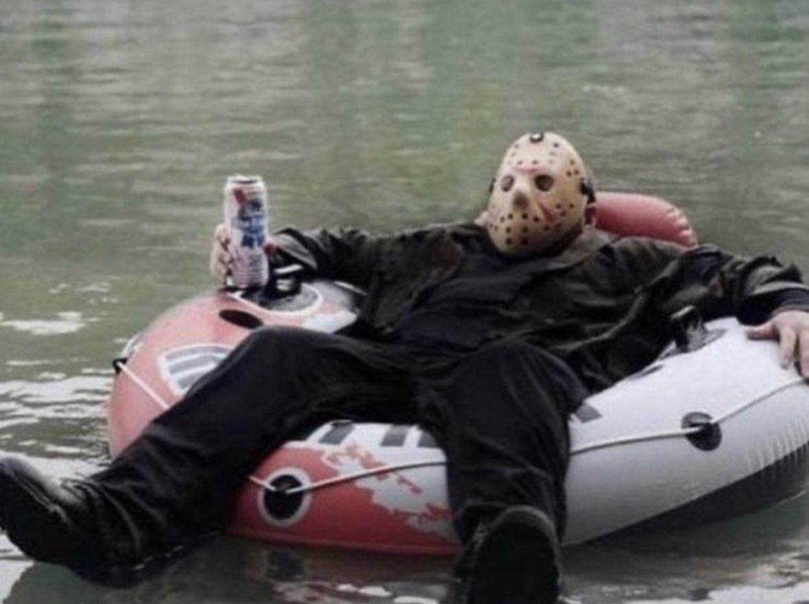 getting off of work on Friday the 13th like