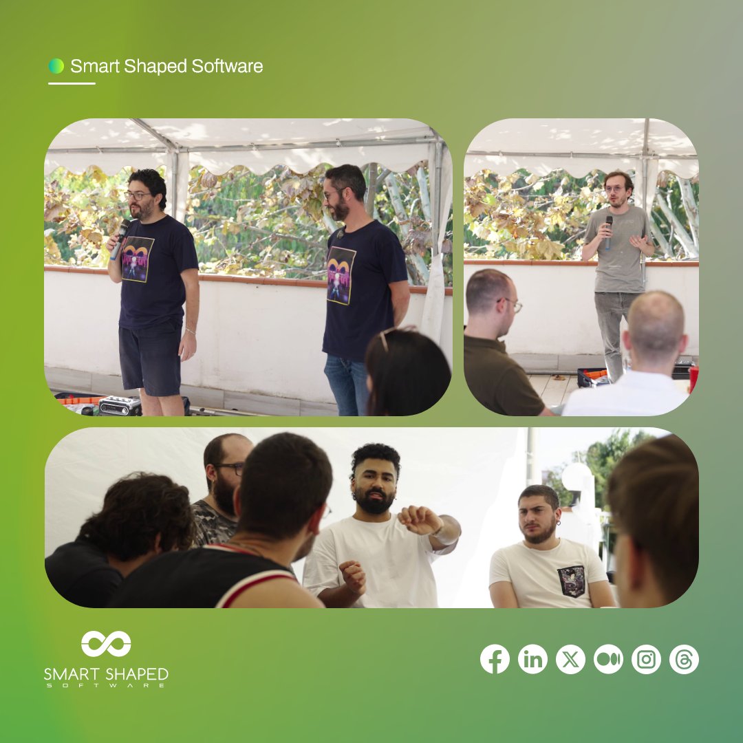 SmartShaped's tweet photo. 🏕️ Esattamente due settimane fa eravamo tutti insieme per l'evento di team building "Communication, diversity and celebration!".

💚

#teambuilding #smartshapedsoftware #networking #work #techcompany #it #itcompany #ai #blockchain #italiantech https://t.co/7ZlY5A4TY9