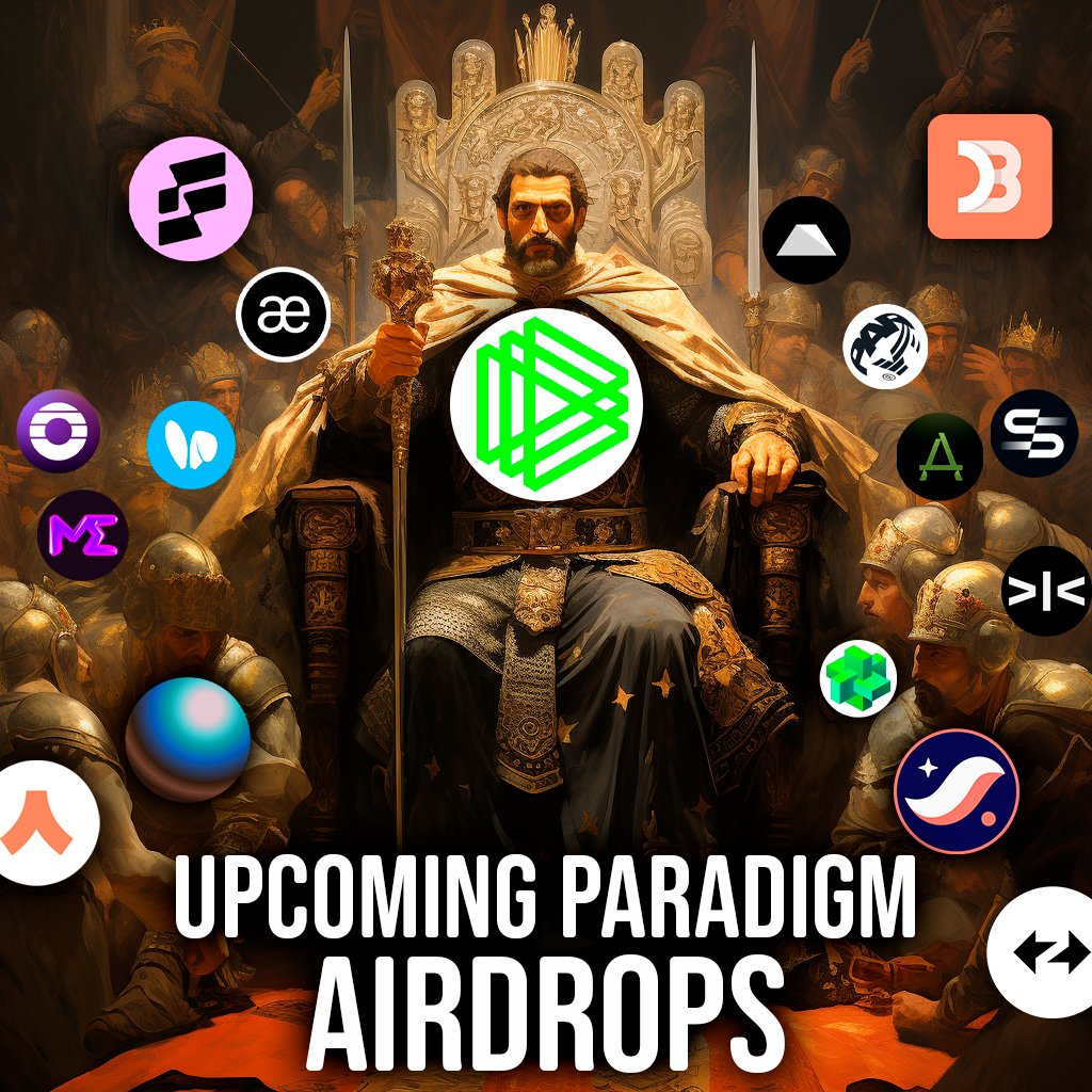 Kiedy Paradigm znajdzie się wśród VC, przygotuj się na DUŻY zrzut:

$BLUR: 20 000 dolarów

$OP: 12 000 dolarów

$DYDX: 10 000 dolarów

$UNI: 3000 dolarów

#Airdrops #eth #btc