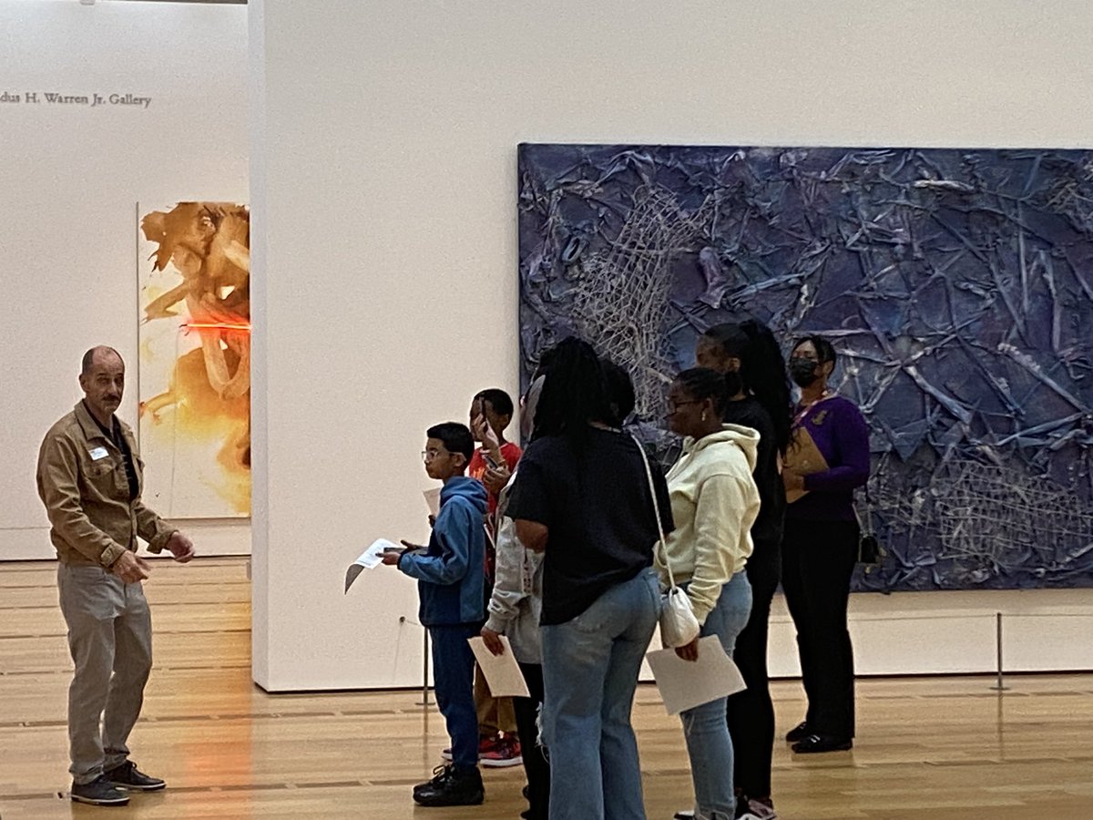 The best way to see art is with natural light. Providing our students with exposure and experience. #HighMuseum #MMS