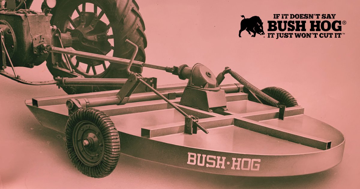 BushHogLLC's tweet image. 🔥Heritage Can't Be Taught! We started the revolution! 
🎺If it doesn't say 🐗 BUSH HOG, it's just an imitation! bushhog.com #TheOriginalSauce #BushHog #CuttingWithTheBigBoys #RotaryCutter #LawnGoals #4RealsYo