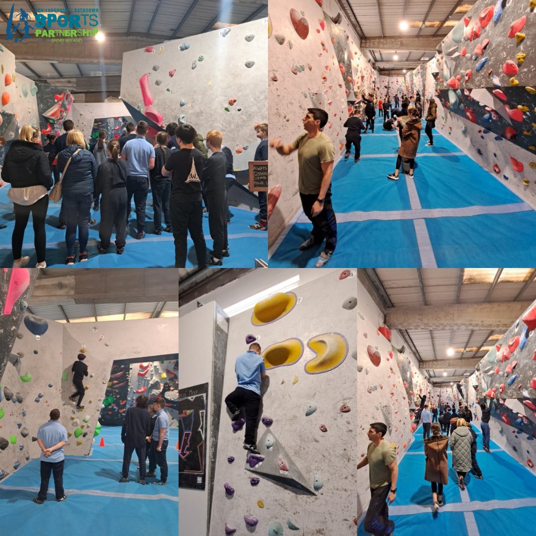 Our final Urban Outdoors with the wonderful St Augustines Students in @thewalldublin Sandyford! 🧗‍♀️ A brilliant 6 weeks of discovering the wonderful outdoors of @dlrcc ⛰🌊 The Urban Outdoors Project is funded by the Dormant Accounts Fund @sportireland