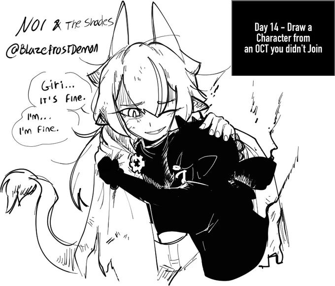 [#OCTtober] day 14! Cheating a little again. im busy sowwee
I love Noi and Giri's sister relationship though... 
