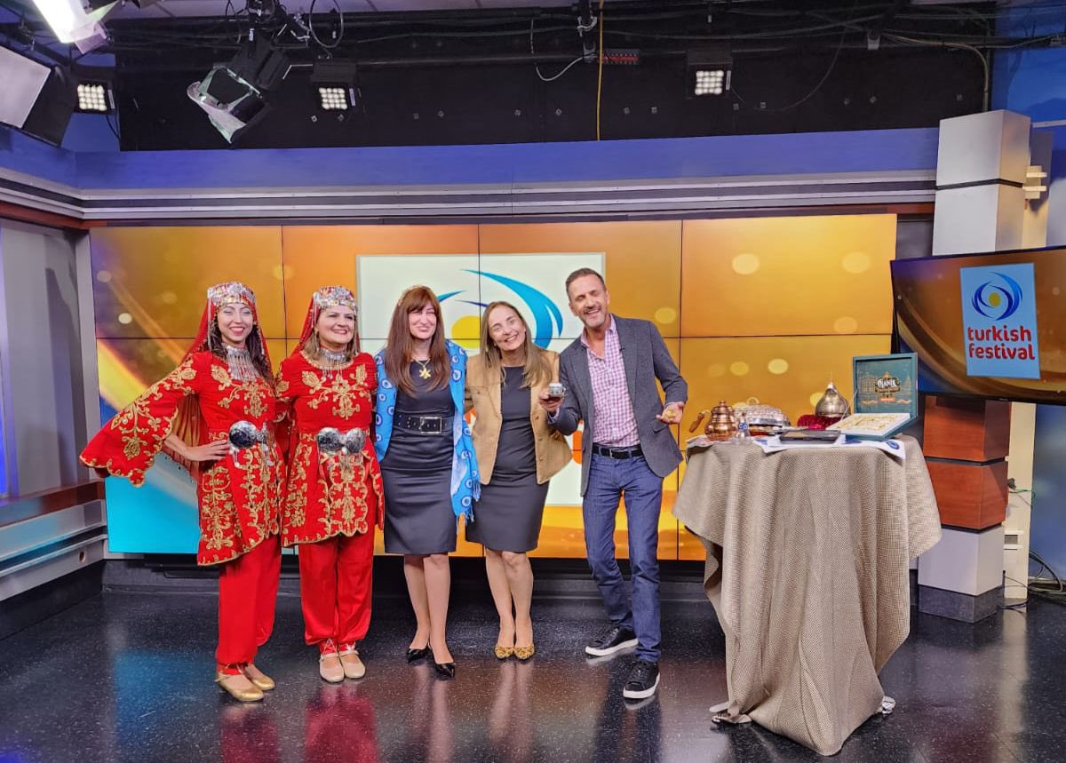 Our <a href="/ATADC/">ATA-DC</a> team had a blast promoting <a href="/TurkishFestival/">DC Turkish Festival</a> on @abc7 Good Morning Washington with Kardelen Turkish Dance Ensemble and teaching host Kidd O'Shea a few Turkish dance moves. We can’t wait to see everyone this Sunday, Oct 15th 11AM-6:30PM
<a href="/abc7gmw/">Good Morning Washington</a> 
turkishfestival.org