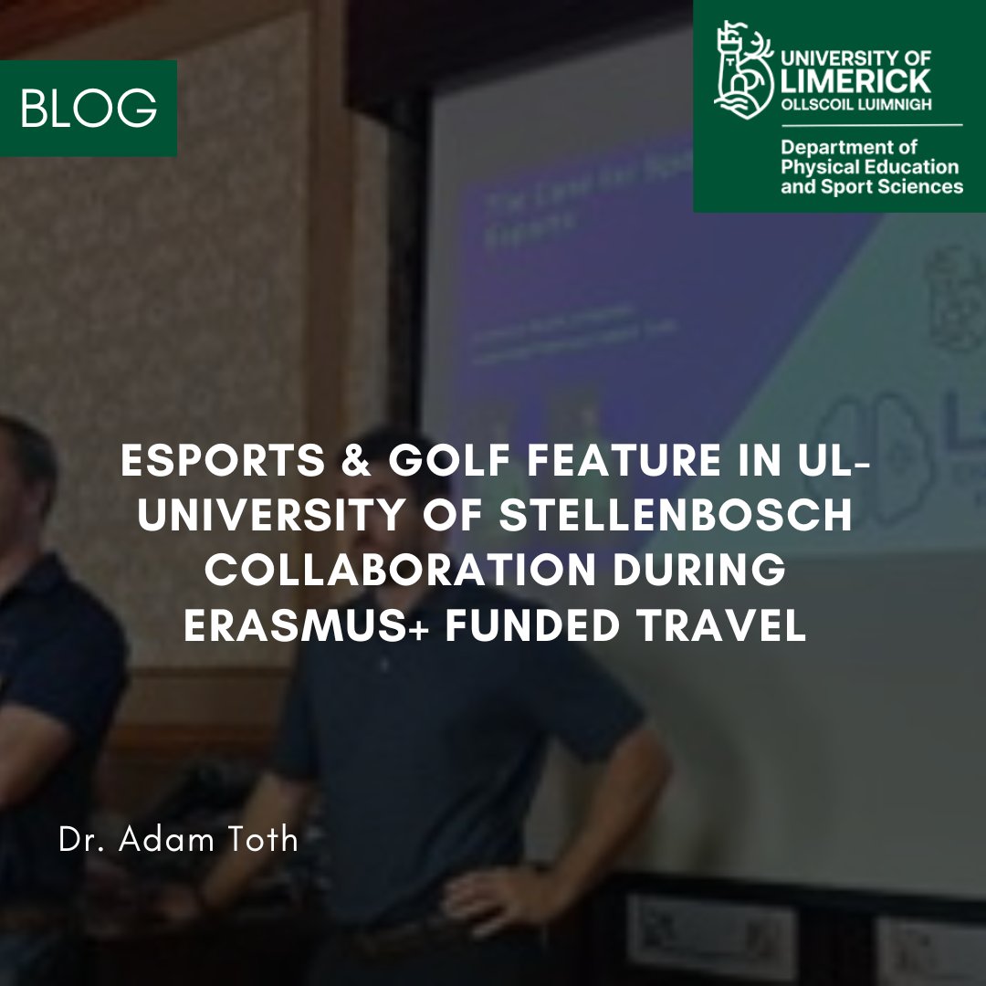 PESS @ UL (@pesslimerick) on Twitter photo In today’s blog, Associate Professor <a href="/AToth_88/">Adam Toth, PhD</a> discusses recent collaborative research and teaching between <a href="/Dr_MarkCampbell/">Mark Campbell</a> <a href="/UL/">University Of Limerick</a> <a href="/StellenboschUni/">Stellenbosch University</a> <a href="/MatiesSport/">Maties Sport</a> in #Esports & #Golf supported by <a href="/ULGlobal/">UL Global</a> <a href="/EUErasmusPlus/">Erasmus+</a>. <a href="/UL_Research/">UL Research</a>
Read the blog⬇️
pess.blog/2023/10/13/esp… In today’s blog, Associate Professor <a href="/AToth_88/">Adam Toth, PhD</a> discusses recent collaborative research and teaching between <a href="/Dr_MarkCampbell/">Mark Campbell</a> <a href="/UL/">University Of Limerick</a> <a href="/StellenboschUni/">Stellenbosch University</a> <a href="/MatiesSport/">Maties Sport</a> in #Esports & #Golf supported by <a href="/ULGlobal/">UL Global</a> <a href="/EUErasmusPlus/">Erasmus+</a>. <a href="/UL_Research/">UL Research</a>
Read the blog⬇️
pess.blog/2023/10/13/esp…