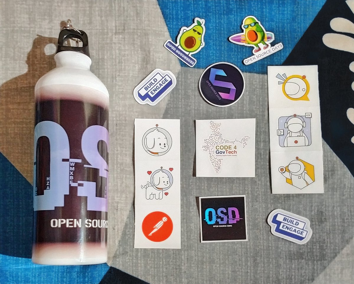 Shuvbhamm's tweet photo. Guess what !?
This entire twitter(X) thread won the OSD Social Media Challenge. 🥑💜

Thanks @OSDIndia_ Team for giving out swags to the winners.🚀

Looking forward to attend more such events in future. Also a huge shoutout to every person who make this event successful. 🎉 https://t.co/gHc5gUHCzV