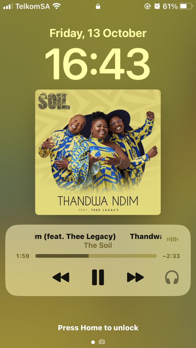 Yoh after how long😫

<a href="/TheSoilMusic/">The Soil</a>