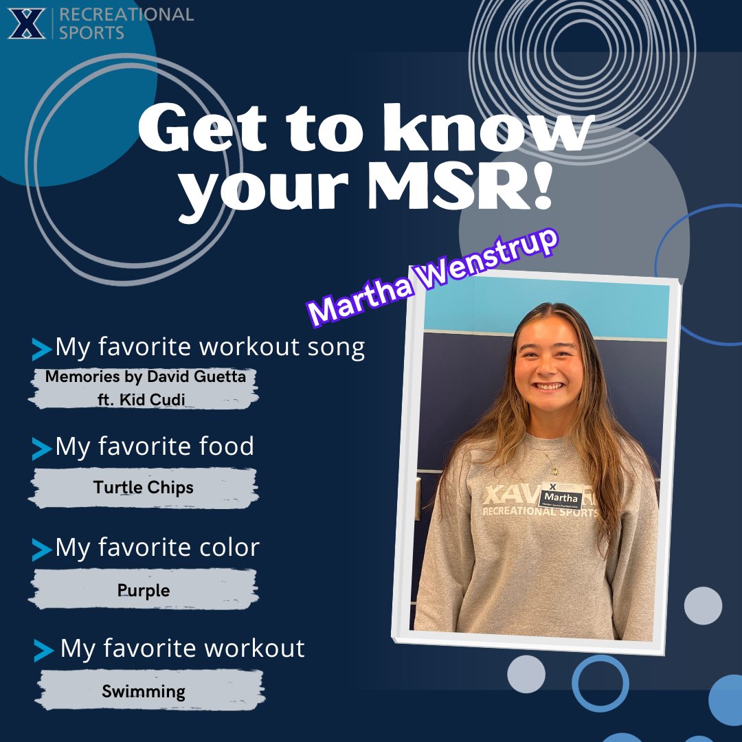 Get to Know your Member Service Representatives! Our next MSR get to know we are highlighting Martha Wenstrup. Make sure to give Martha a wave when you see her at the front desk!
#lifeatxu