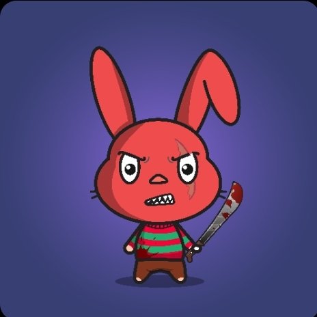 aundjatlast's tweet image. Friday the 13th means these SKB have gotta come out and play.... let's meet at Crystal Lake, then head down Elm Street before we hit up the carnival for a red balloon @SKB_NFT @all2often @OSULoggy @steffeno24 
#killerbunnies #skb #Friday13th