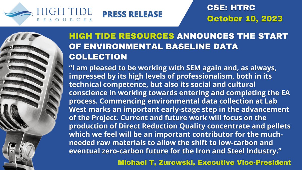 High Tide Resources tweet media