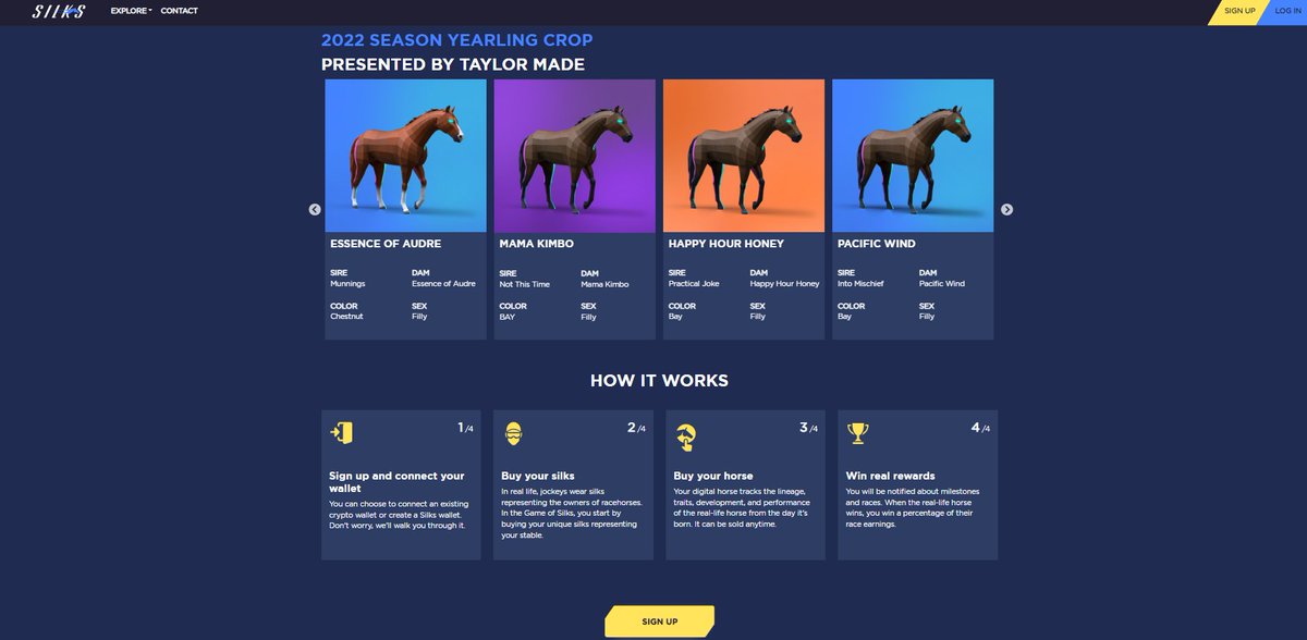 We are excited to share our latest update to our website. 👏

Check out all of the changes and new features at silks.io! 💙🏇🤯
---