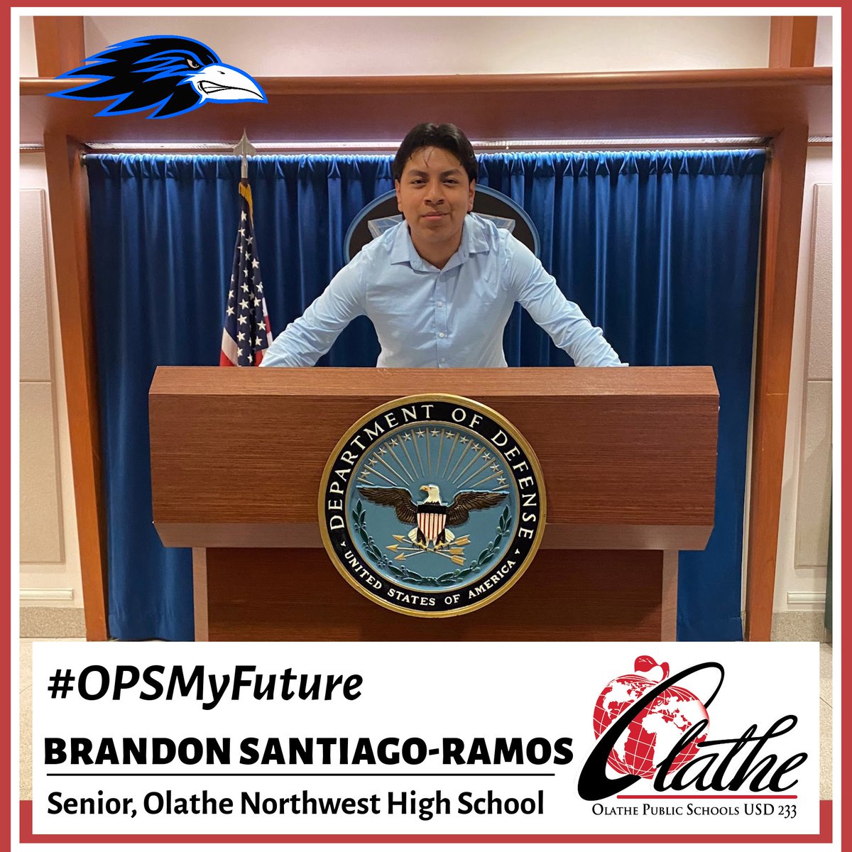 olatheschools's tweet photo. As #HispanicHeritageMonth nears its end, we bring you our latest edition of #OPSMyFuture featuring Brandon Santiago-Ramos, a senior at Olathe Northwest High School who visited Washington D.C. over the summer for "Caminos al Futuro," a fully funded nationwide summer program for pre-college students who have a high level of academic achievement and a demonstrated commitment to service and leadership within the Hispanic/Latino community.
“I know that there’s more out there for me and others in our community,” Santiago-Ramos said. “¡Sí se puede!”
Both English and Spanish versions are available. Read here: https://t.co/HZu5gs1XUp
#OPSForwardTogether