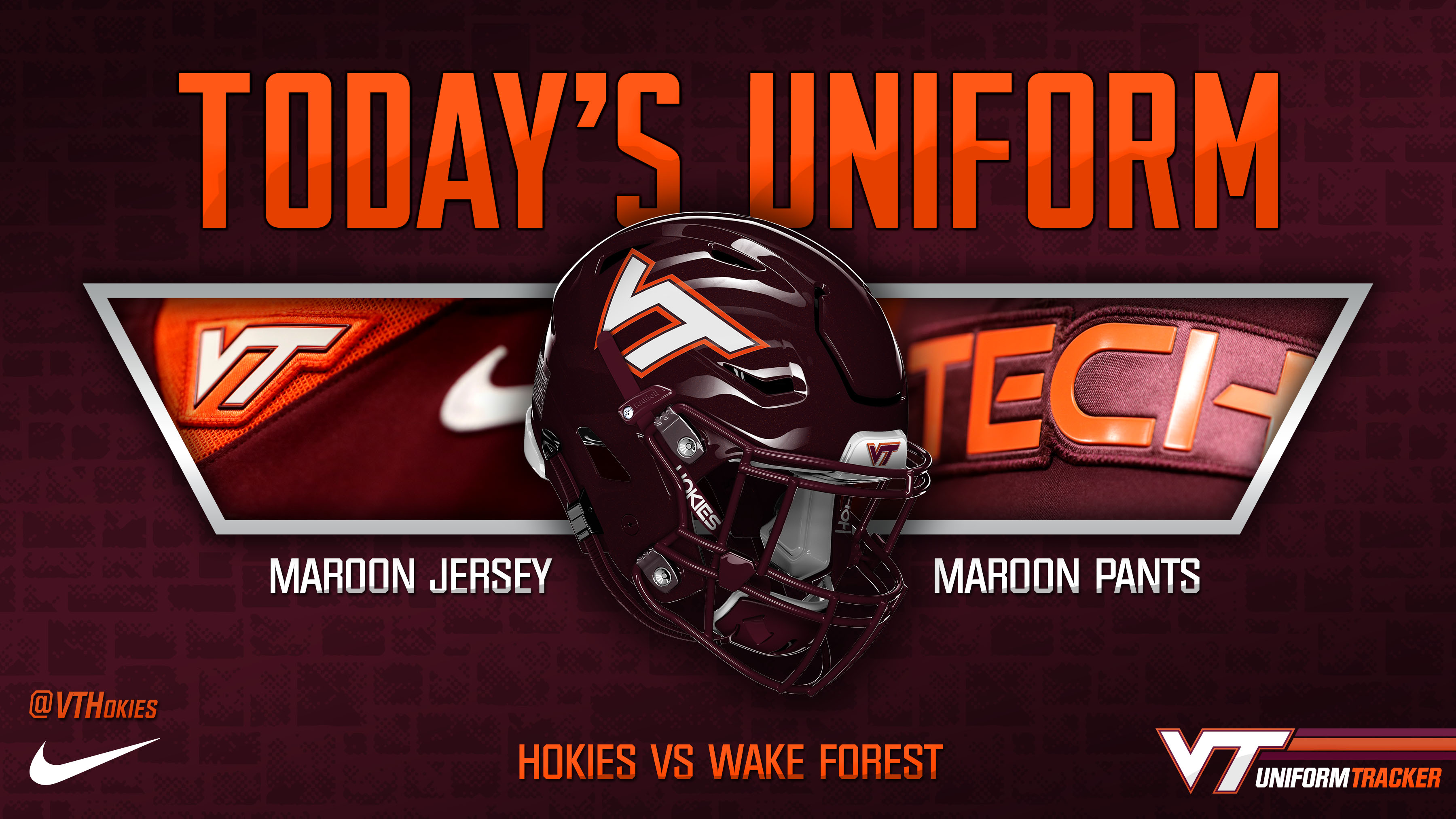 Virginia Tech Uniform Tracker (@VTHokies) / X