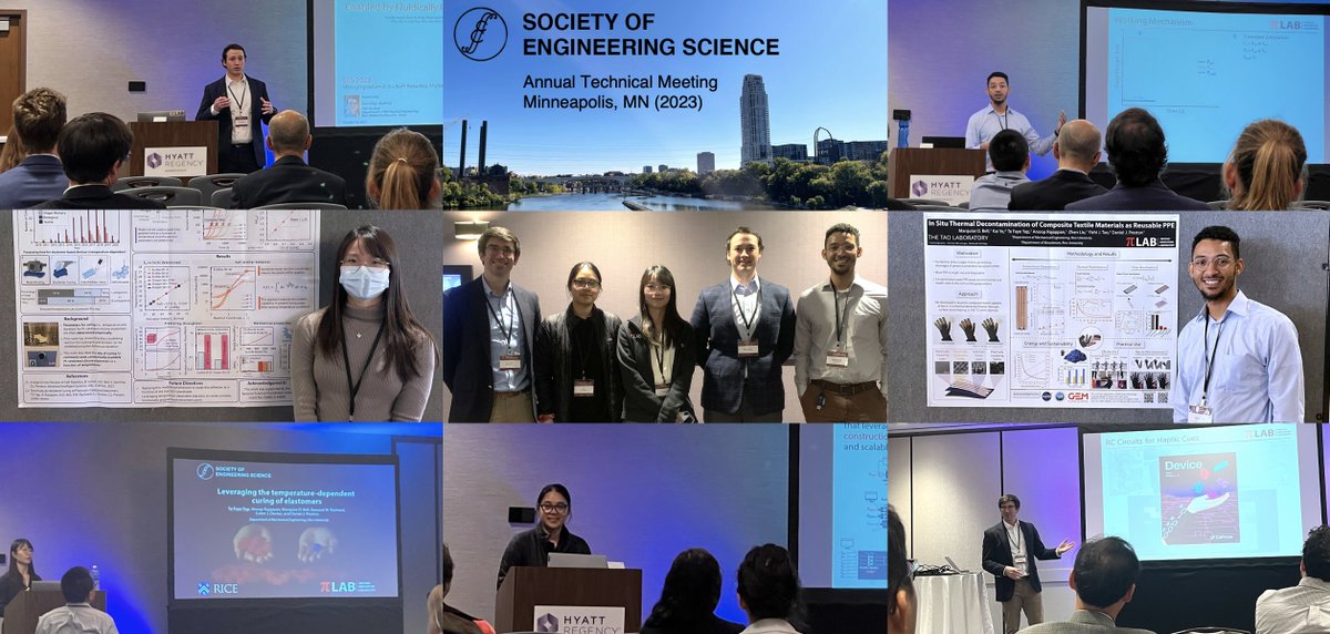 Daniel J Preston (@profdanpreston) on Twitter photo The <a href="/ricePILab/">Preston Innovation Lab</a> had a great time at <a href="/SocEngScience/">Society of Engineering Science</a> #SES2023! We had five talks and two posters featuring <a href="/Fayeyap25/">Faye Yap</a>, Vi Vo, @quisebell, and <a href="/JUMETkinmecrazy/">Barclay Jumet</a>. The <a href="/ricePILab/">Preston Innovation Lab</a> had a great time at <a href="/SocEngScience/">Society of Engineering Science</a> #SES2023! We had five talks and two posters featuring <a href="/Fayeyap25/">Faye Yap</a>, Vi Vo, @quisebell, and <a href="/JUMETkinmecrazy/">Barclay Jumet</a>.