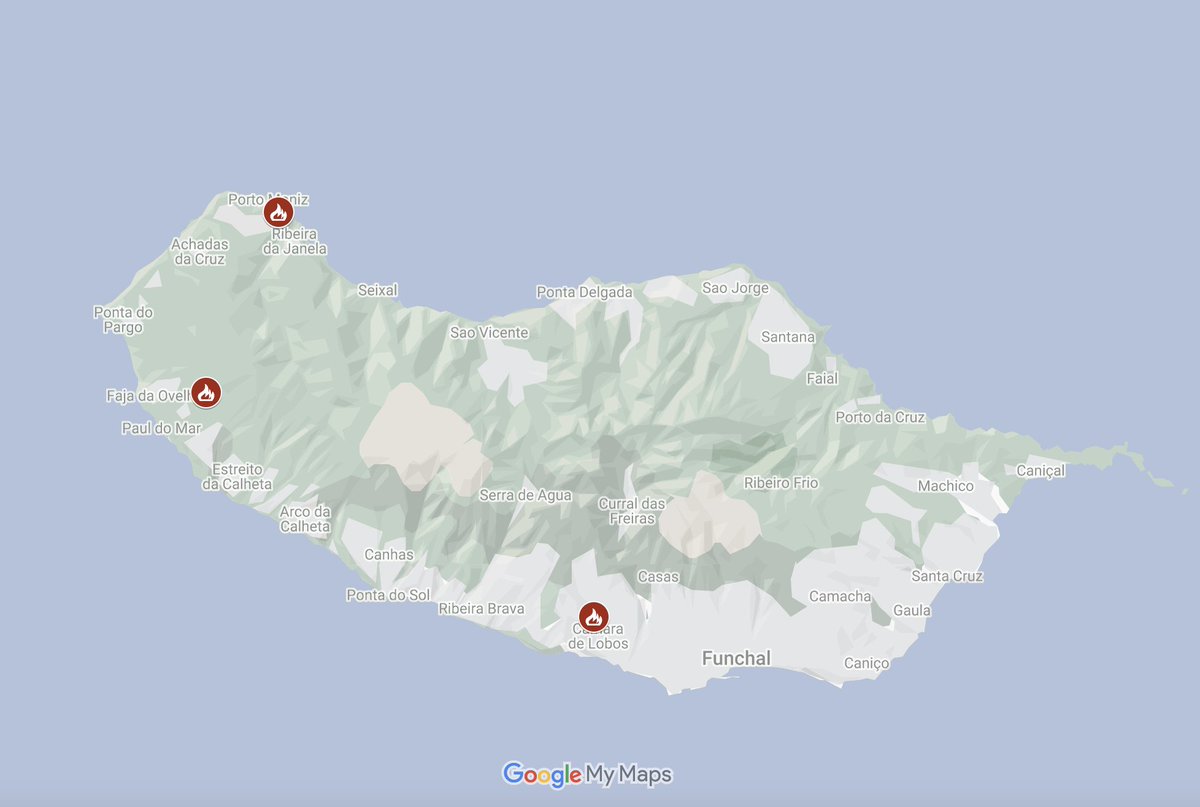 VOSTPT's tweet photo. #Madeira 13OUT2023 11h24 O #IPRAM informa que estão ativos 3 focos de #incêndio na Calheta, Câmara de Lobos e Porto Moniz, com um total de 118 operacionais mobilizados https://t.co/AEWm3oXiIs