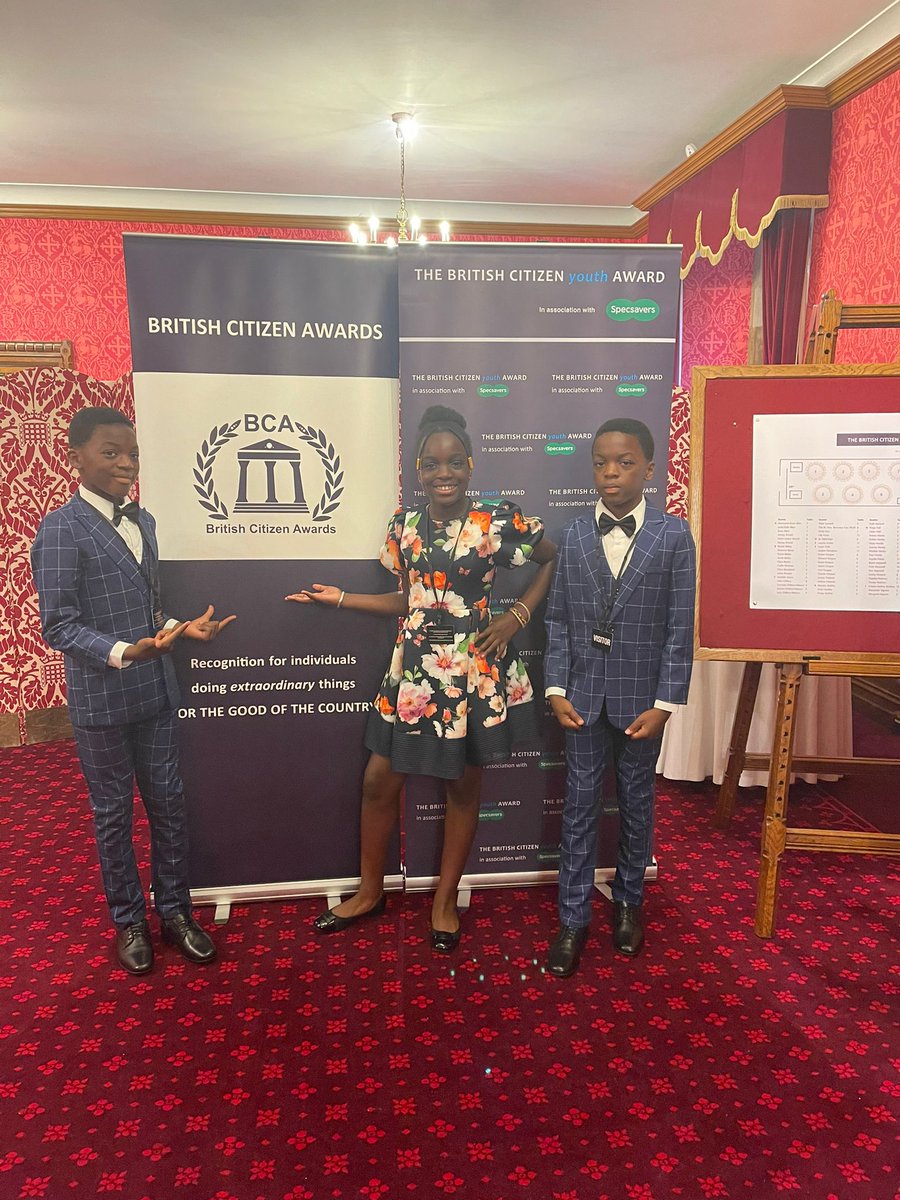 PlanetTrios's tweet photo. We R honoured to receive our BCyA Award yesterday. It was such a great day meeting lots of people who well deserved theirs too #thepeopleshonours @CitizenAwards #BCyA2023 #GoodNews #standupstandout #positive #PositiveVibes @Waterwise @ADCAshfield @Specsavers @Nottswildlife https://t.co/DrYgo0uwby