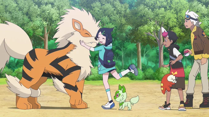 最近のアニポケのウインディの色の違和感すごいけど一体何があったのかな?#アニポケ #anipoke 