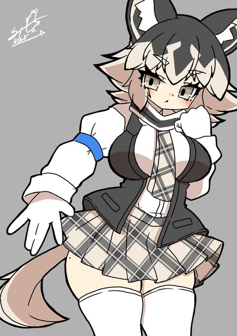 初描きシンリンオオカミちゃん
「ぼくとおてて繋ぎたいの?」
(けものフレンズ) 