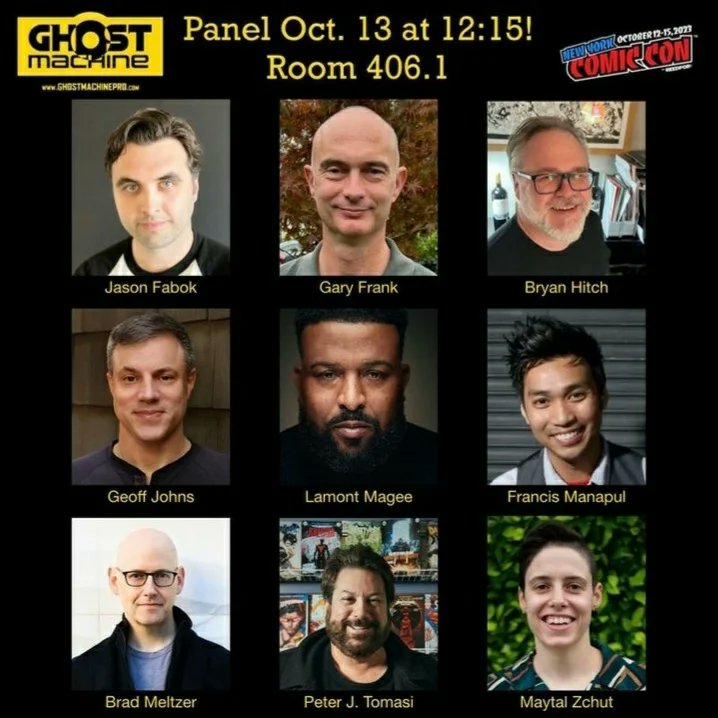GHOST MACHINE panel today at 12:15 in room 406.1! Come out to hear about our new books and future projects. All who attend will receive a FREE Ghost Machine ashcan featuring a cover by myself! #ghostmachine #rook #geiger #comics #comicbooks #art #sketch