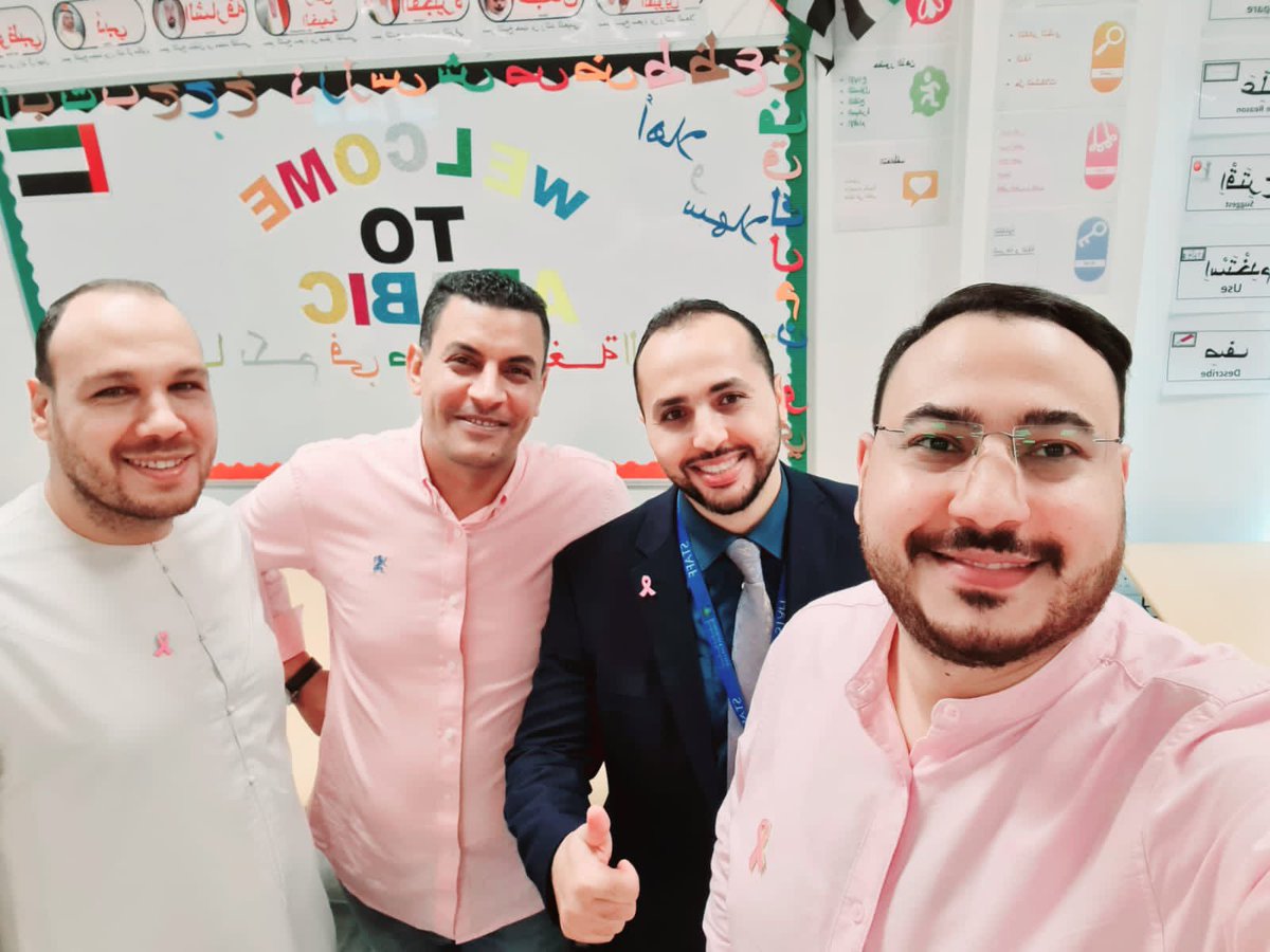 JCD_ArabicB's tweet photo. We can’t direct the wind but we can adjust the sails. We @JumeirahCollege are supporting breast cancer Awareness month by wearing pink @GEMS_ME @KHDA #BeBraveWearPink @MrAndiPrice 
 #BreastCancerAwarenessMonth https://t.co/q3hJZZrAtJ