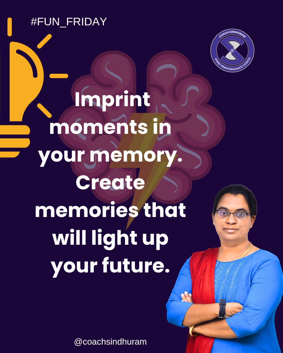 Capturing Life's Bright Moments

Memory-Making: Illuminating Your Future with Moments👍🏼

#memorymaking #momentstoremember #brightfuture #cherishlife #success #coachsindhuram #sindhuram #instagram  #books #mindperfomance #coach #minperfomancecoach #insta #brain #memory