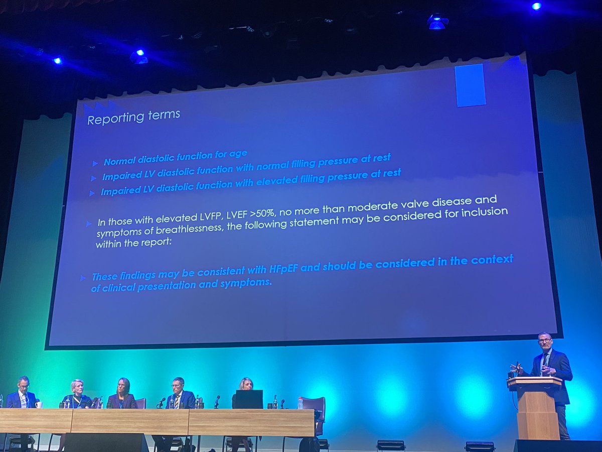 Summary of the new <a href="/BSEcho/">BSEcho</a> guidelines on LV Diastolic function assessment presented by lead author <a href="/shaunrobinson02/">Shaun Robinson</a> #BSEcho2023

Thinking of heart failure, these really important changes, particularly for those patients who may receive a #HFpEF diagnosis.
