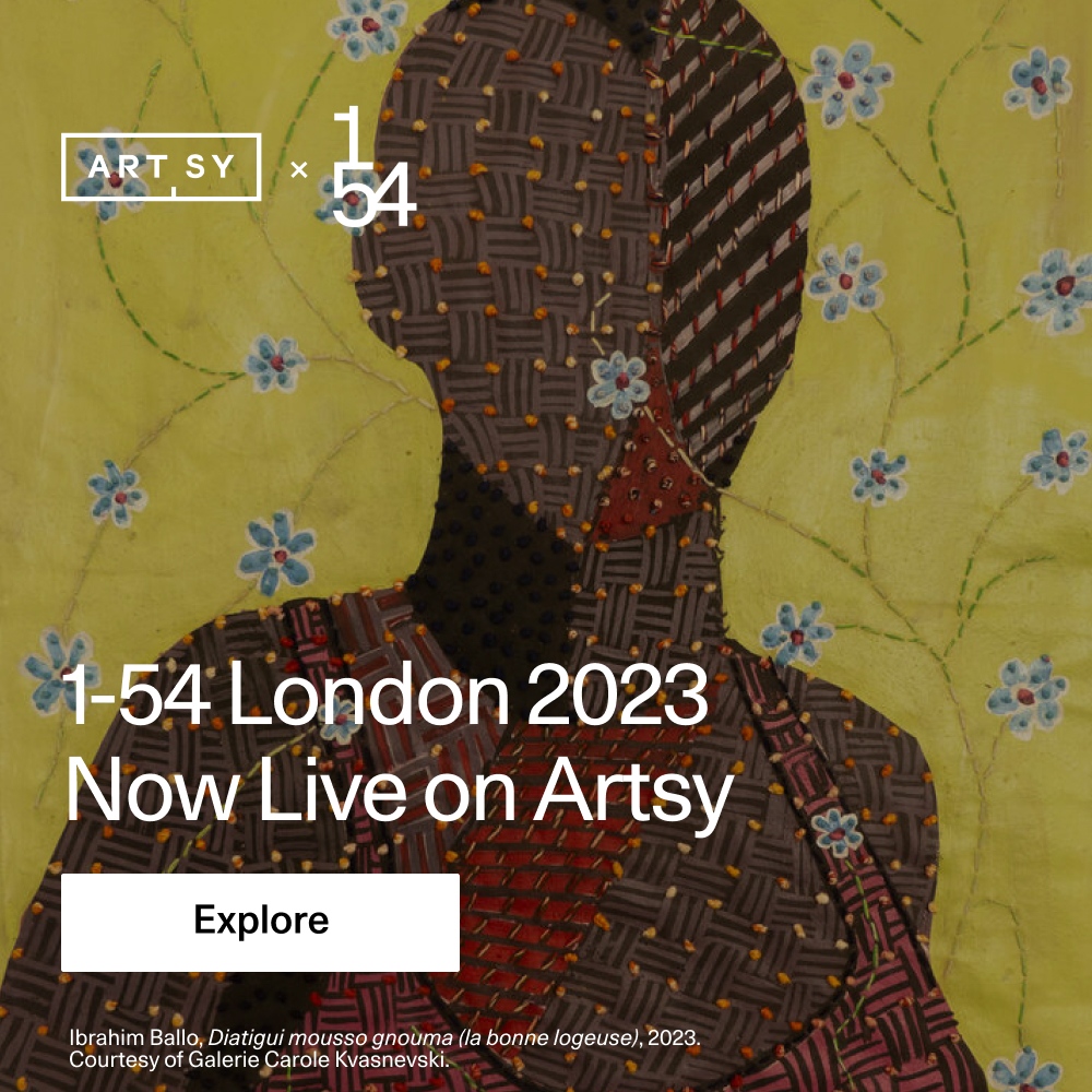 154artfair's tweet photo. Now Live: 1-54 London on Artsy

Browse and buy artworks from 1-54 London via Artsy, the world’s most trusted art marketplace. Visit the fair on desktop, mobile or the Artsy app now until October 29. https://t.co/z5zKFmAMcQ
