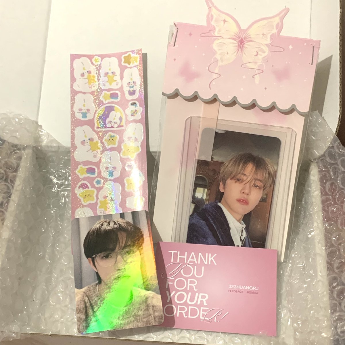 — #00zluvr 🌟

hi! my jaemin pc finally arrived! thank u for packing it super safely and for the fast transaction <3 @323HUANGRJ