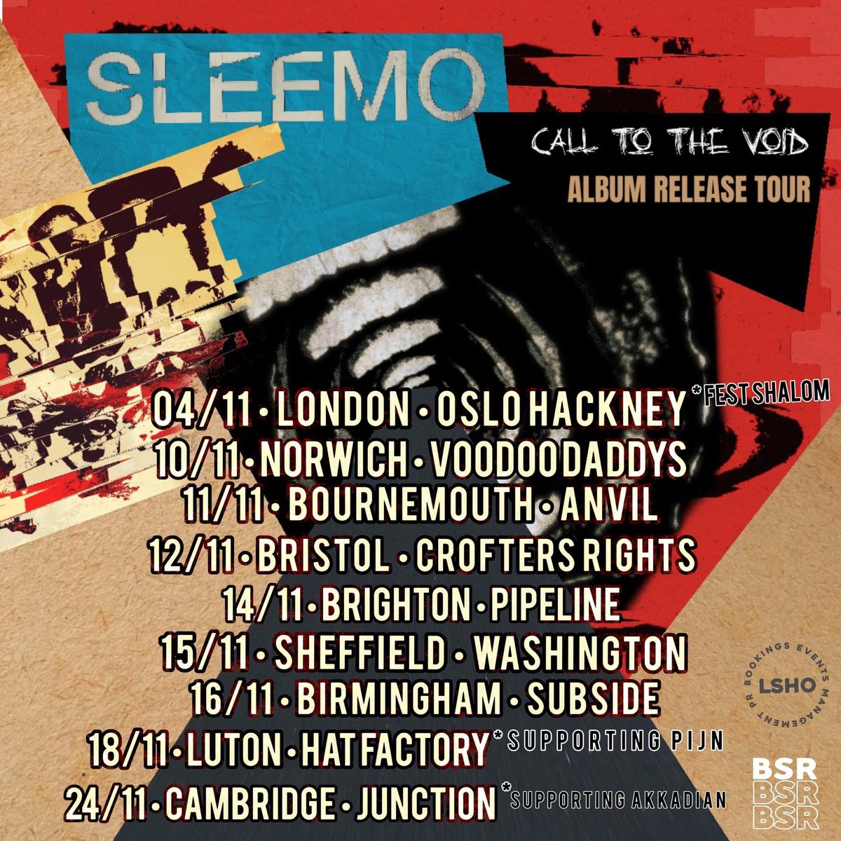 Next month @sleemobanduk are out on the road promoting their new album.