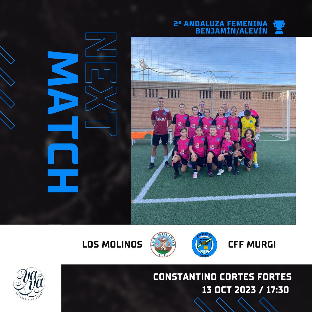 ⚽️Partido La Yaya

➡Nuestro Benjamín/Alevín visitará a Los Molinos en su segundo encuentro, tratando de sumar su primera victoria de la temporada.

#cffemeninomvrgi
#futbolfemenino
#futfem
#EllasTambienJuegan