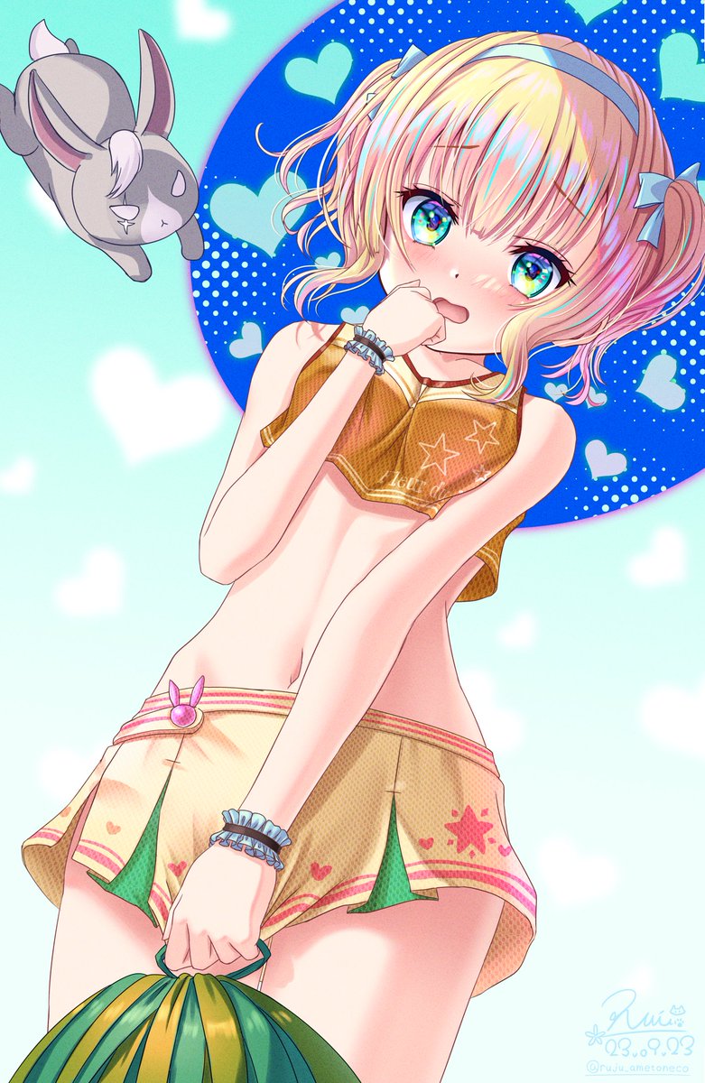 桐間紗路 「お腹描くのが流行ってましたご注文はうさぎですか?桐間紗路#イラスト #ごちうさ 」|るじゅ🐱イラストとゲーム制作のイラスト