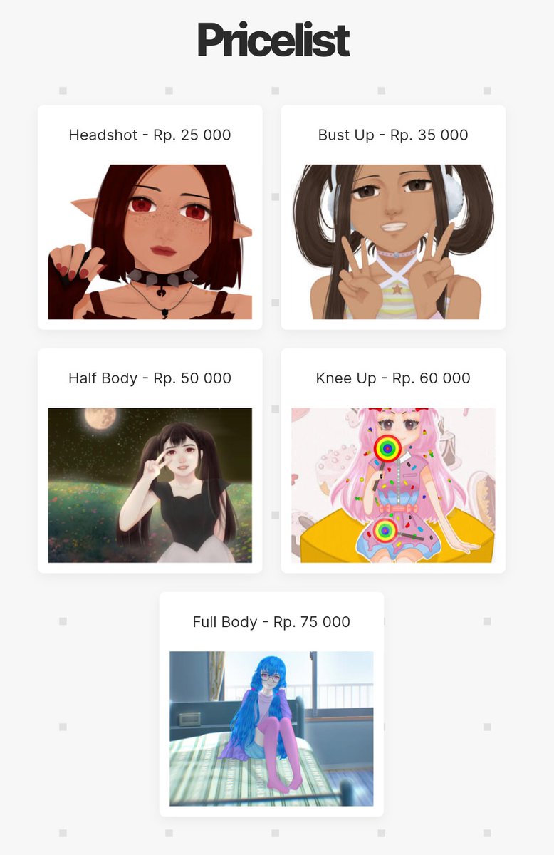 CommsKushi's tweet photo. @CmsnArtist_Id Halo ka, boleh dicek dulu.
Harga mulai dari 25k!
https://t.co/xUXGcJIXOu https://t.co/A1xjG2NE35