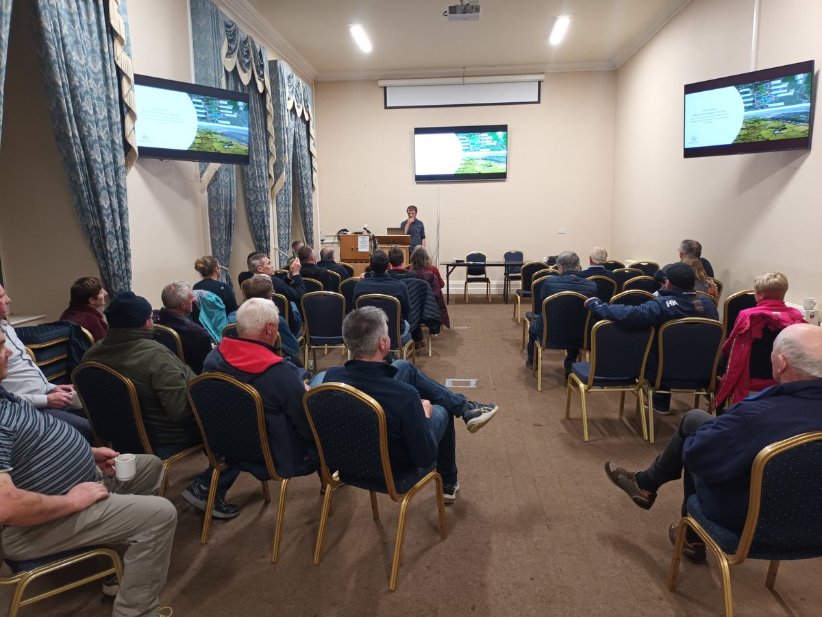 Good turn out last night for a great talk on opportunities for woodland on farms 🌳🌳🌳 There was particular interest amongst farmers in the Native Tree Area Scheme 👌 Thanks to @rayofoghlu @hometree__ for the interesting and informative talk 🔵