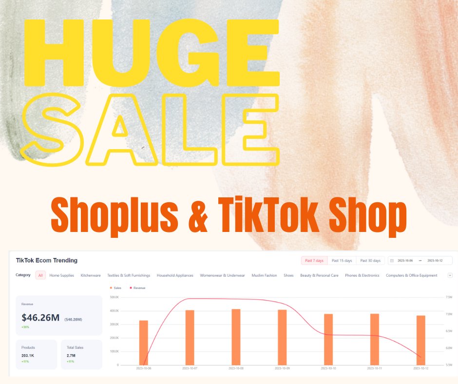 ShoplusOfficial's tweet photo. 🔍 Decode TikTok Shop Success with Shoplus! 📊
Want to tap into the freshest TikTok Shop selling trends and skyrocket your brand? Say hello to Shoplus https://t.co/8AIJApPoOR
#TikTokShopTrends
#DataDrivenSuccess https://t.co/d74hMk6YBg