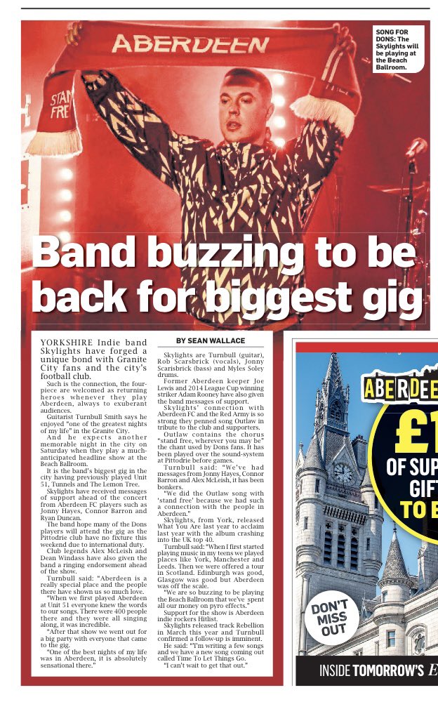 SkylightsYRA's tweet photo. Todays Evening Express 📰  

See you all tomorrow!

Last few tickets: 
https://t.co/1FqtXw74SF

#ASAW 📸 @northernmurz https://t.co/Qwk1JGLqhd