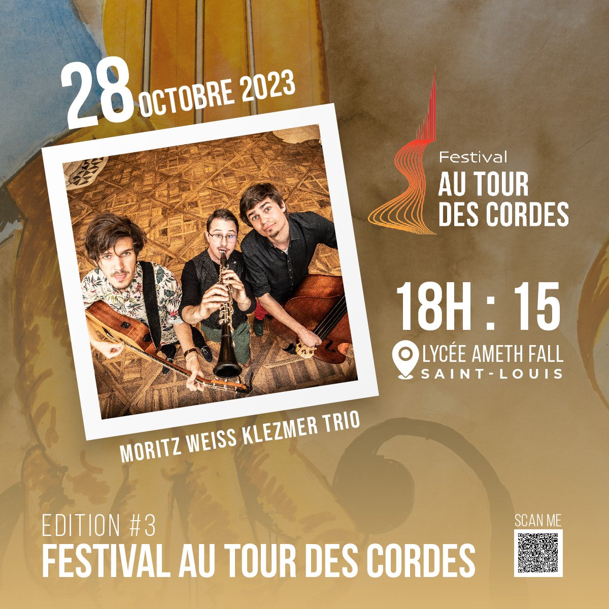 autourdesCordes's tweet photo. @autourdesCordes #3😍
Moritz Weiss Klezmer Kiko Ruiz, Perse-Inca, Adriano Viterbini

#festival #autourdescordes #Senegal #ndar #culture #art #patrimoine #traditionalart #atdc2023 https://t.co/N44DXEij9L
