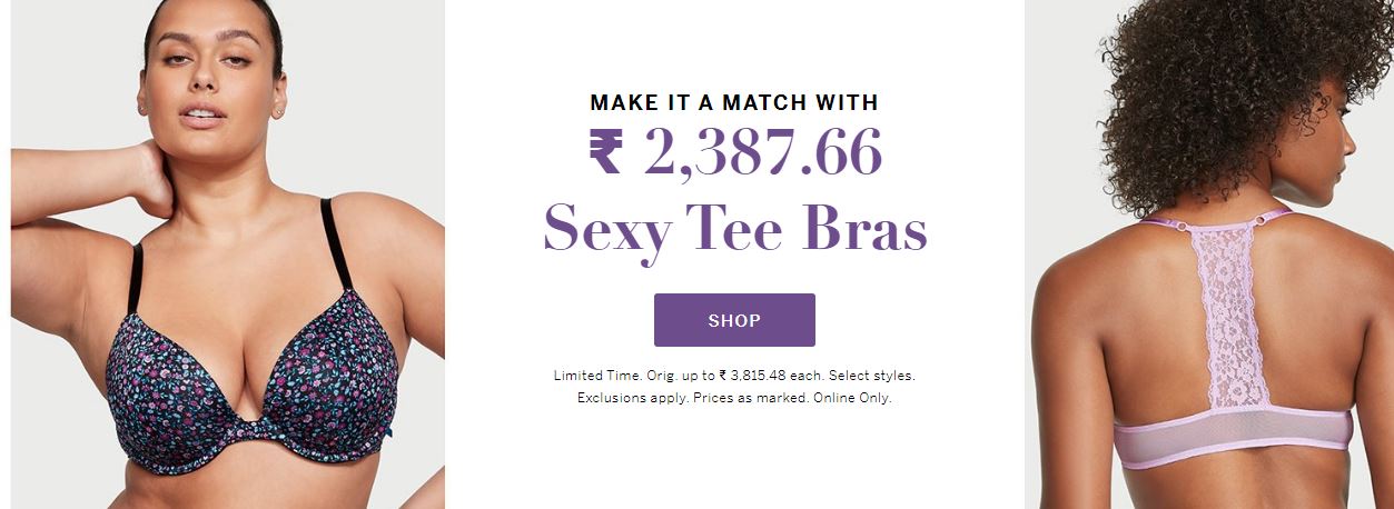 Buy Women's Victoria's Secret Sexy Tee Lingerie Online