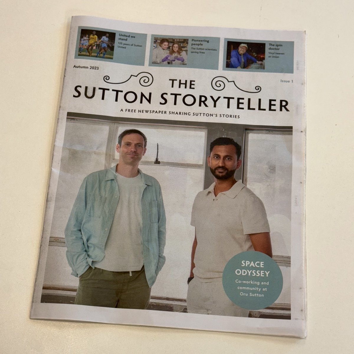 Great first edition of <a href="/sutton_story/">The Sutton Storyteller</a> covering lots of the borough's proudest achievements - from the Cancer Hub and High Street regeneration to award-winning pubs and a successful football club!

Look out for a copy!