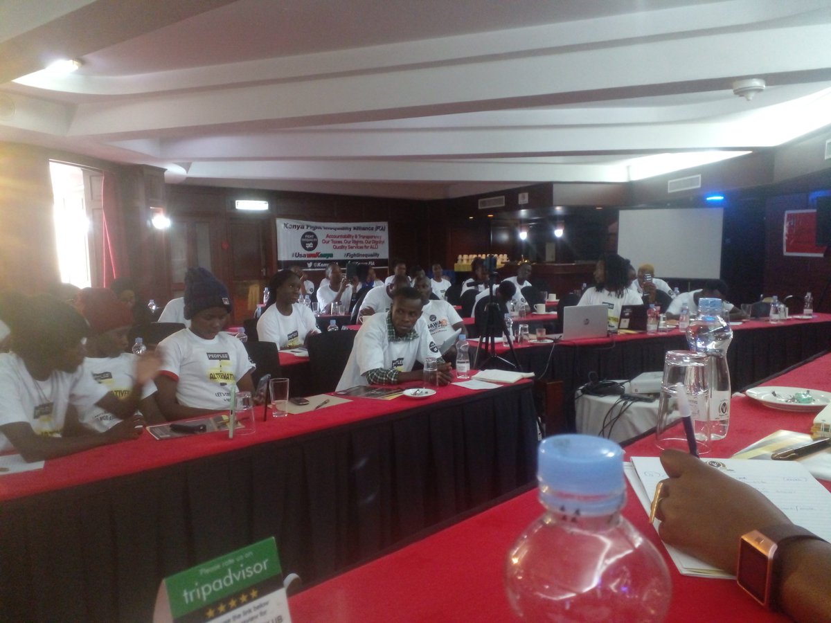 UzalendoSjc's tweet photo. We are currently attending @KenyaFIA People's Alternatives National Tribunal to petition the government to increase funding in public institutions, stop sovereign debt among other #UsawaDemands
#PeoplesAlternatives #Cancelthedebts #usawaKenya https://t.co/zTotQHFg6J