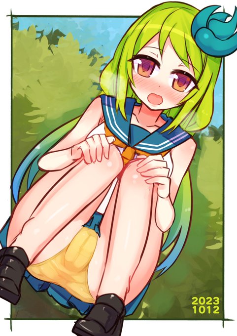 上げ忘れてたメガネなしキミドリさんです。 