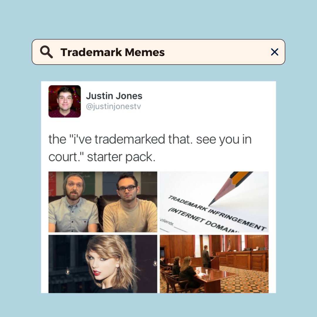 InfoTrademarks's tweet photo. Friday is #meme 😆 day! #trademarkmemes https://t.co/v62ukHoW9D