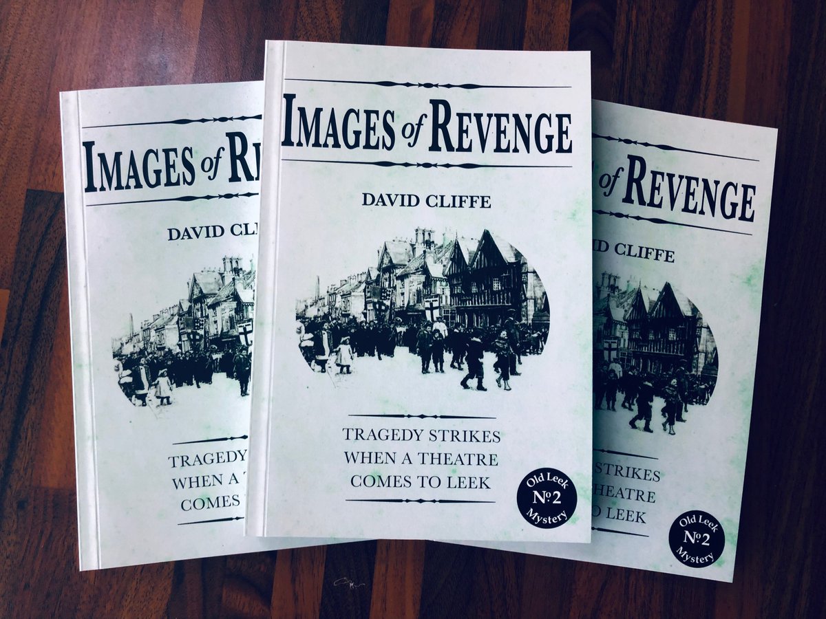 DavidCliffe12's tweet photo. Exciting day - my new novel is back from the printers and on sale. Murder mystery set in Edwardian Leek and Moorlands - lots of local descriptions that readers liked so much in first book. #selfpublishing #Leekhistory #Murdermystery https://t.co/CjgyxlrmNp
