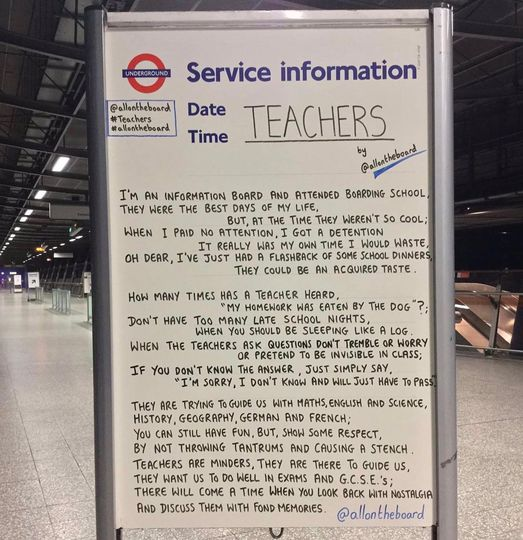 BuildwasAcademy's tweet photo. This morning in our celebration, I took time to share with the children how fabulous our teachers (and wider staff are). #teachersday https://t.co/RcYkxbgOlF