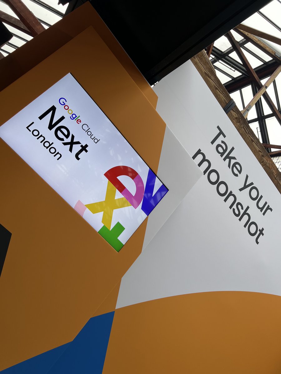 SapientCoffee's tweet photo. I managed to make it to my first Google Next event and I also had the opportunity to present which was great fun. Tobacco Dock is London is a pretty cool venue. https://t.co/KQz3pj9CU8