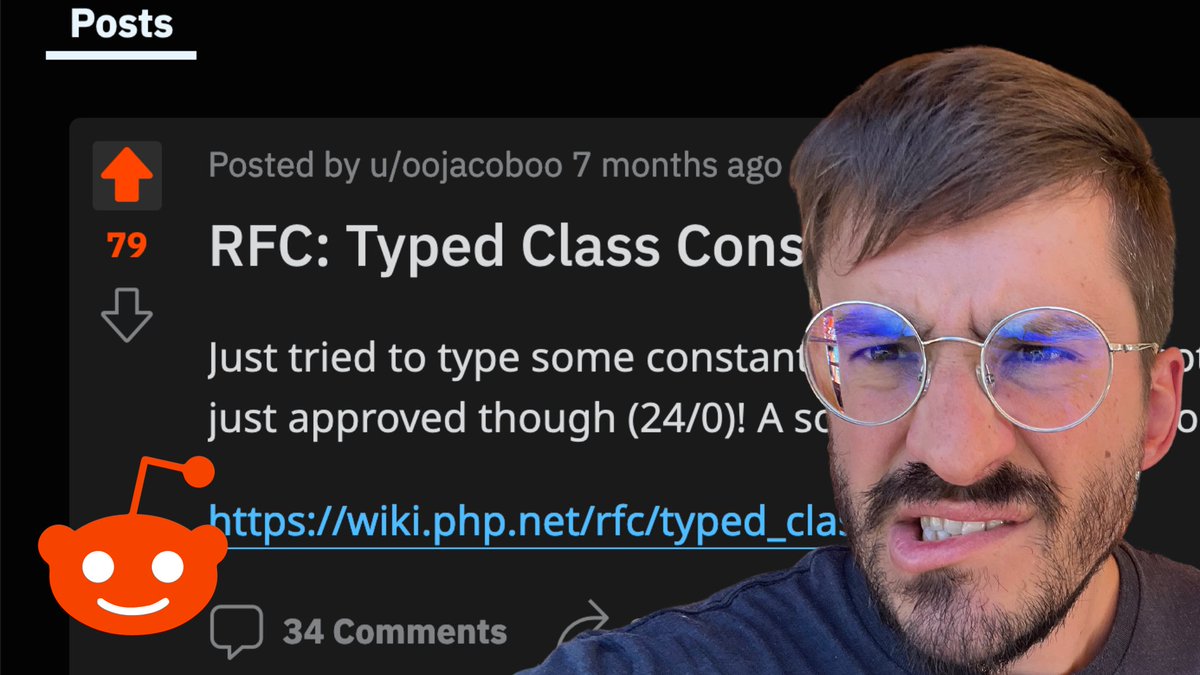 enunomaduro's tweet photo. Yes! PHP 8.3 is introducing types for class constants! Taking another step towards a more robust type system. This is such an exciting change that, on this platform, you'll see fire when you press the "like" button. Crazy! ❤️‍🔥 #BrandedFeatures 

https://t.co/XSNWROf2UY