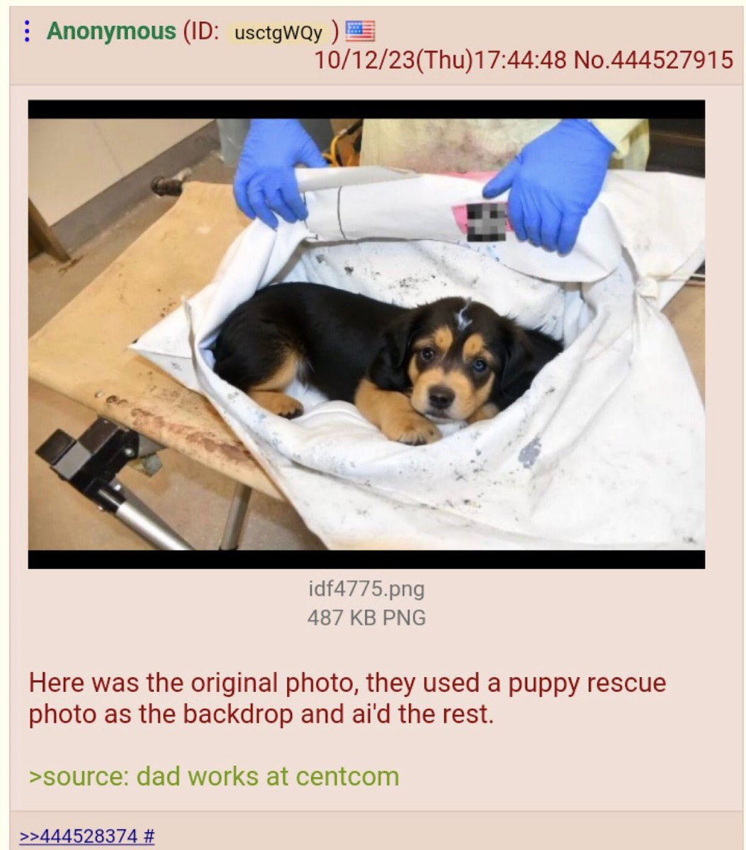 JeffHokie's tweet photo. @benshapiro sharing a fake image as propaganda to support more slaughter. https://t.co/UxjN7oEjJh