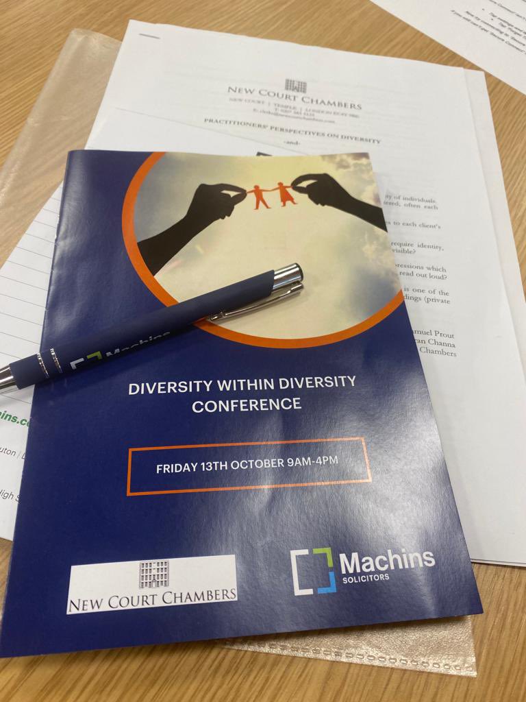 StephenNolanLaw's tweet photo. Really enjoying the @MachinsLaw and @NewCourtFamily Diversity Within Diversity Conference so far today, great speakers and so good to catch up with colleagues. https://t.co/emvxd6Is6k